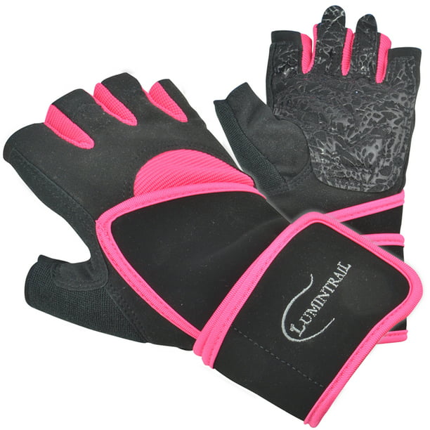 Details about   Fitness gloves sports men's gym fingerless with wrist support tight fit gloves